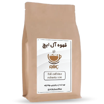 فول کافئین 100% روبوستا یک کیلوگرم